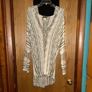 Striped Knit Women's Top